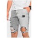 Шорти чоловічі джинсові сірого кольору 187097L