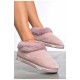 Капці домашні жіночі теплі рожевого кольору 187358L