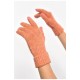 Рукавички жіночі трикотажні сенсорні персикового кольору 187425L