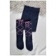 Детские колготки для девочки темно-синего цвета 187600L