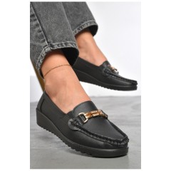 Лофери жіночі чорного кольору 187642L