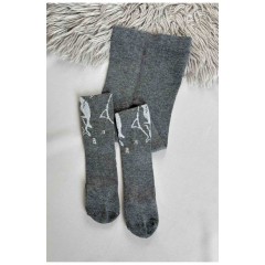 Колготи дитячі для хлопчика сірого кольору 187683L
