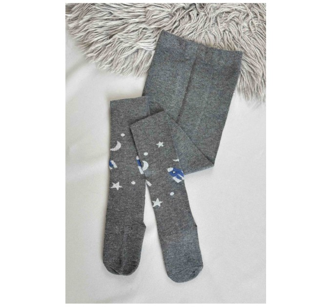 Колготи дитячі для хлопчика сірого кольору 187695L