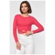 Кофта женская розового цвета 187808L
