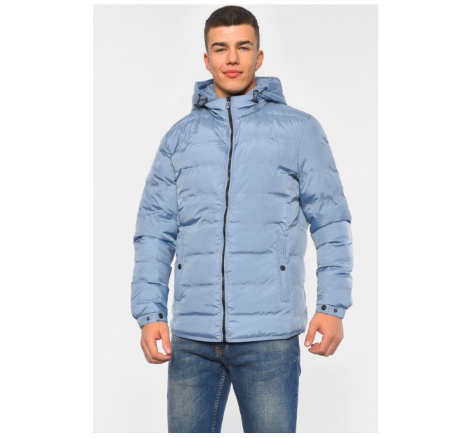 Куртка чоловіча демісезонна блакитного кольору 187827L