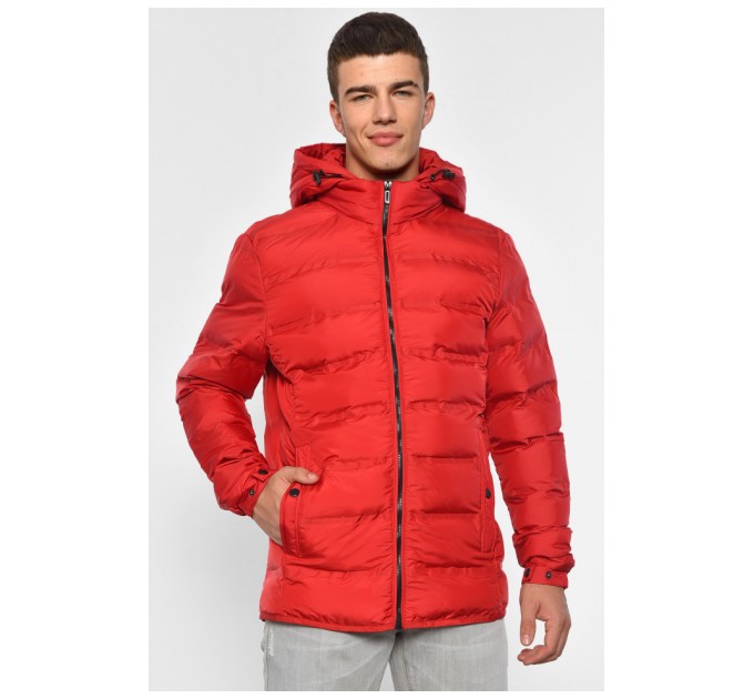 Куртка мужская демисезонная красного цвета 187834L