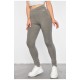 Лосини жіночі однотонні сірого кольору 187941L