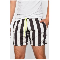 Шорти чоловічі чорно-білого кольору 188034L