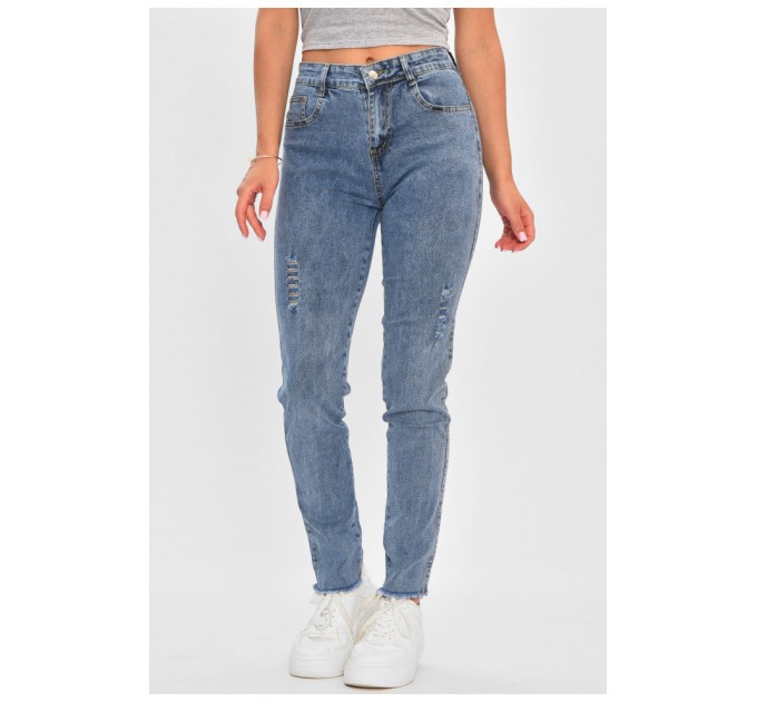 Джинси жіночі блакитного кольору 188150L