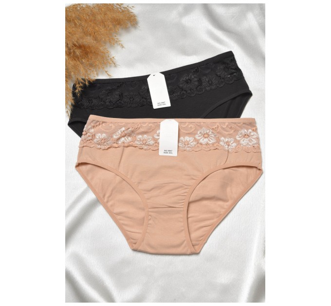 Набір жіночих трусів напівбатальних 2 штуки 188611L