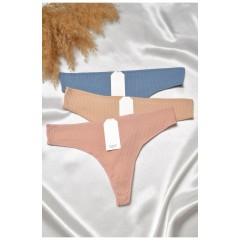 Набор стринг женских 3 штуки 188726L