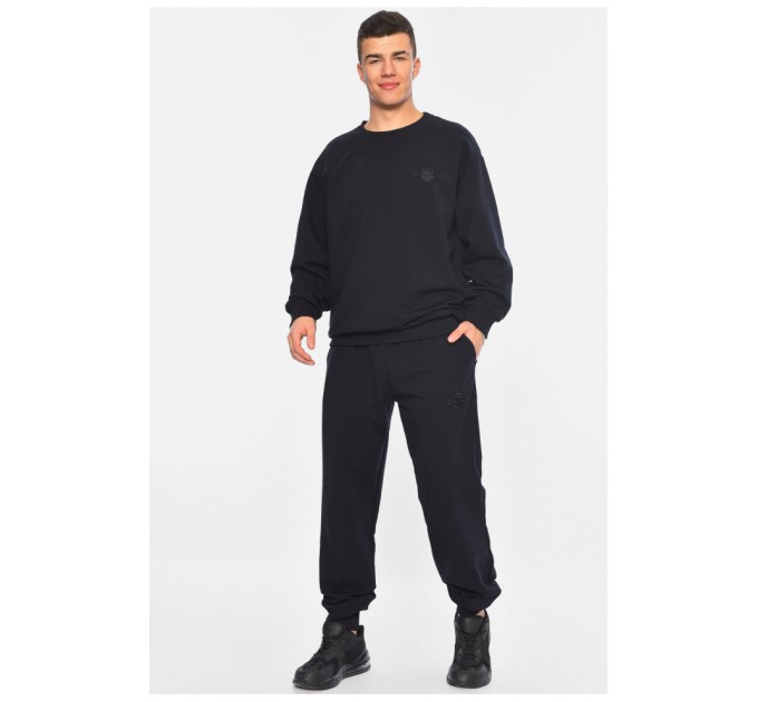 Спортивний костюм чоловічий темно-синього кольору 188948L