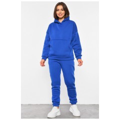 Спортивний костюм жіночий на флісі синього кольору 189085L