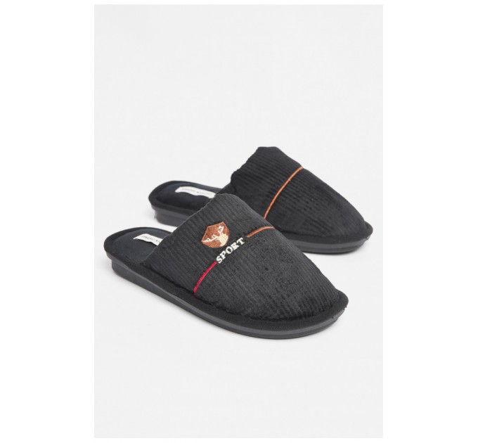 Тапочки комнатные мужские черного цвета 189125L