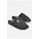 Капці кімнатні чоловічі чорного кольору 189125L