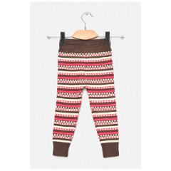 Лосіни дитячі демісезонні для дівчинки коричневого кольору 189133L