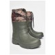 Чоботи чоловічі піна зі з`ємною шкарпеткою темно-зеленого кольору 189170L