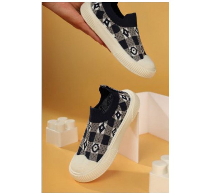 Мокасини дитячі темно-синього кольору 189328L