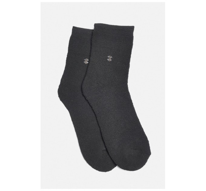 Шкарпетки чоловічі махрові чорного кольору 189389L