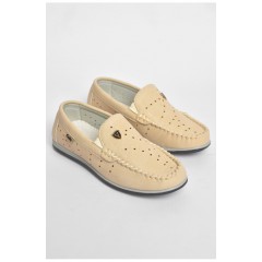 Мокасини дитячі бежевого кольору 189485L