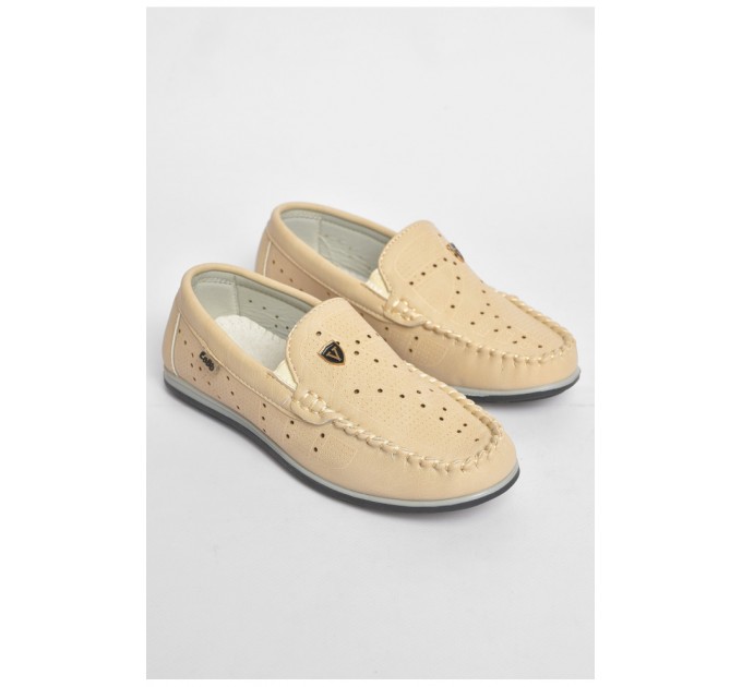 Мокасини дитячі бежевого кольору 189485L