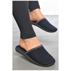 Капці жіночі темно-синього кольору 189784L