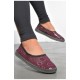 Капці жіночі бордового кольору 189822L