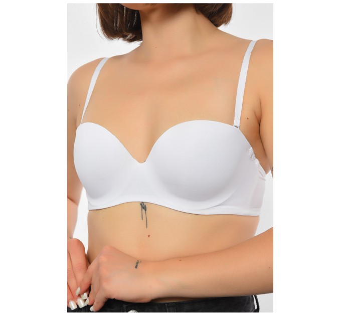 Бюстгальтер женский белого цвета чашка C 189957L