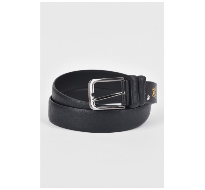 Ремінь чоловічий чорного кольору розмір 108*3,5 см 189968L