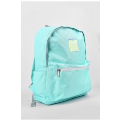 Рюкзак дитячий текстильний м'ятного кольору 190132L