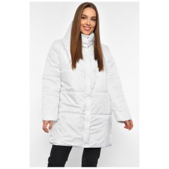 Куртка жіноча демісезонна білого кольору 190232L