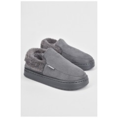 Тапочки комнатные мужские серого цвета 190255L Тапочки комнатные мужские серого цвета 190255L