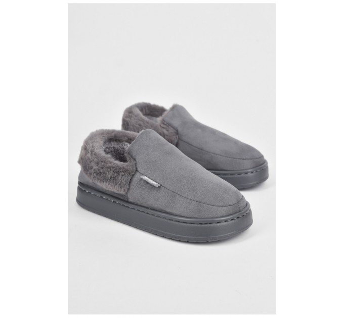 Тапочки комнатные мужские серого цвета 190255L
