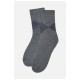Шкарпетки чоловічі махрові ангорові темно-сірого кольору 190509L