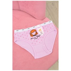 Трусики дитячі для дівчинки фіолетового кольору з малюнком 190723L