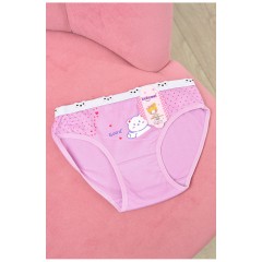 Трусики дитячі для дівчинки фіолетового кольору з малюнком 190730L