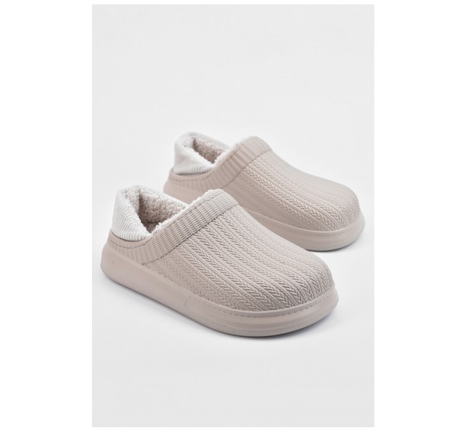 Калоші дитячі без задника бежевого кольору 191067L