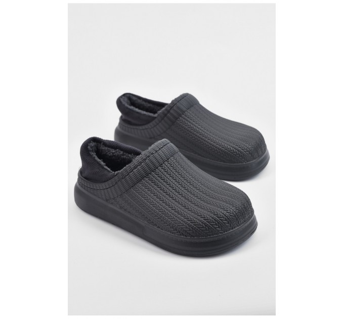 Калоші дитячі без задника чорного кольору 191068L