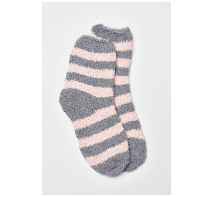 Шкарпетки жіночі травка рожевого кольору в смужку 191428L