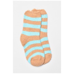 Шкарпетки жіночі травка блакитного кольору в смужку 191472L Шкарпетки жіночі травка блакитного кольору в смужку 191472L