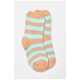 Шкарпетки жіночі травка блакитного кольору в смужку 191472L