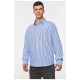 Сорочка чоловіча біло-блакитного кольору 191652L