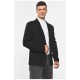 Піджак чоловічий однотонний чорного кольору 191666L