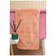 Рушник кухонний мікрофібра персикового кольору розмір 30*65 см 191851L