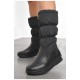 Чоботи жіночі зимові чорного кольору 191946L