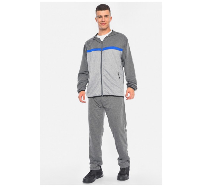 Спортивний костюм чоловічий сірого кольору 192034L