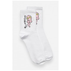 Носки мужские демисезонные белого цвета 192326L