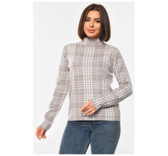 Свитер женский бежевого цвета 192415L