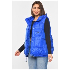 Жилетка женская синего цвета 192460L