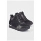 Черевики дитячі демісезон чорного кольору на шнурівці 192465L